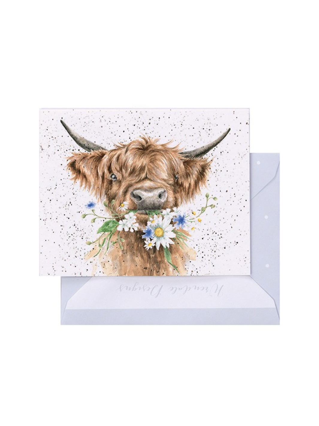 Daisy Coo Highland Cow Mini Card