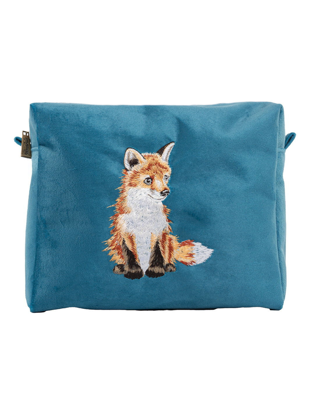 Daydreamer Fox Embroidered Cosmetic Bag